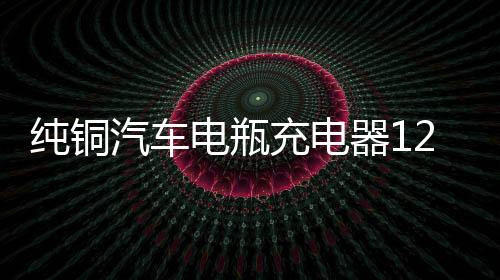 純銅汽車(chē)電瓶充電器12V24V伏大功率全智能充滿(mǎn)自動(dòng)停通用型多功能