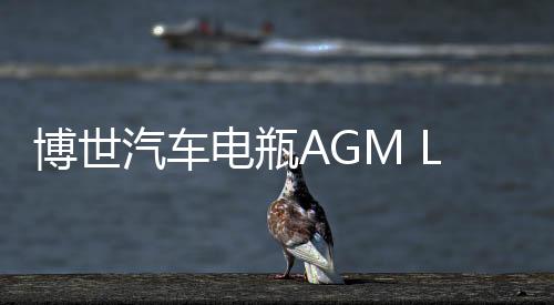 博世汽車電瓶AGM LN6適配奧迪Q7A4A6寶馬7系X5X6啟停免維護蓄電池