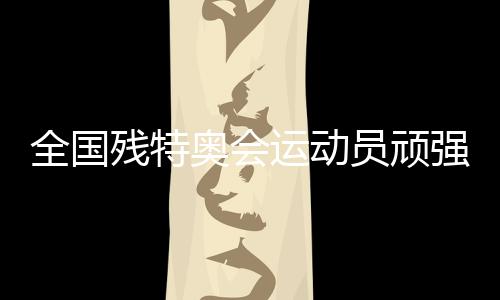 全國殘?zhí)貖W會(huì)運(yùn)動(dòng)員頑強(qiáng)拼搏 刷新多項(xiàng)全國紀(jì)錄