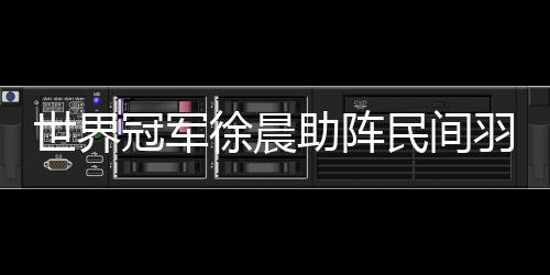 世界冠軍徐晨助陣民間羽毛球賽 與球迷展開切磋
