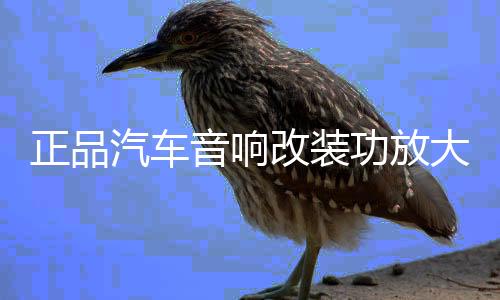正品汽車音響改裝功放大功率4路車載功放 HIFI音質四聲道放大器