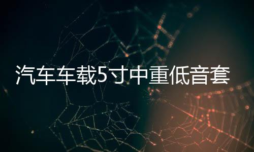 汽車車載5寸中重低音套裝喇叭適用寶駿510標致賽歐車門音響改裝
