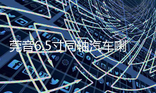 莞音6.5寸同軸汽車喇叭發(fā)燒hifi中低音車載汽車音響改裝套裝喇叭