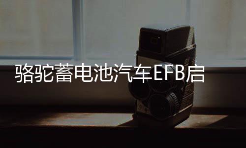 駱駝蓄電池汽車EFB啟停電瓶T7 6-QTPE-75適配?？怂姑傻蠚W專用