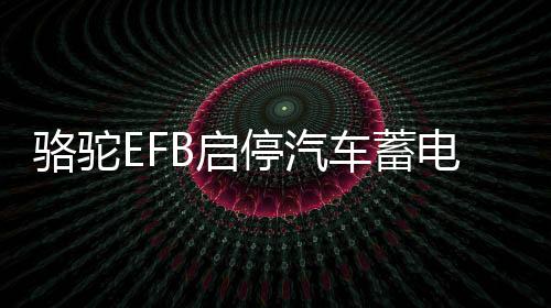 駱駝EFB啟停汽車蓄電池12V75AH福特?？怂挂砘J界蒙迪歐原裝電瓶